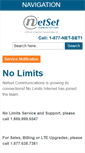 Mobile Screenshot of nolimitsinternet.com